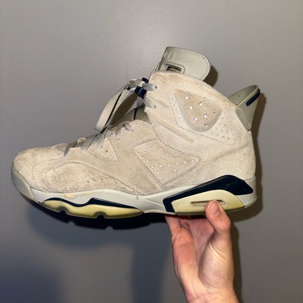 Beige High-Top Sneakers